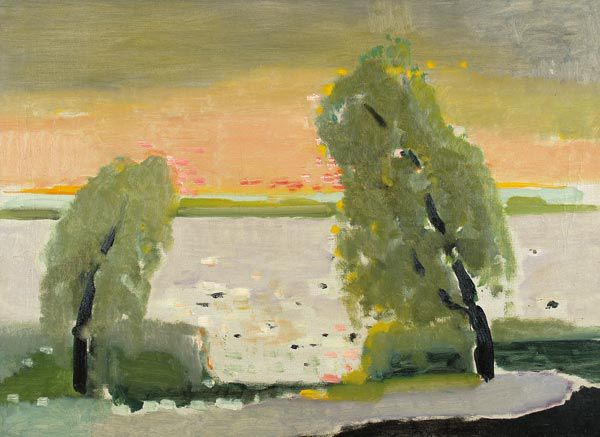 Картина Окороков А.А. Пейзаж. 1980-е гг. Холст, масло.