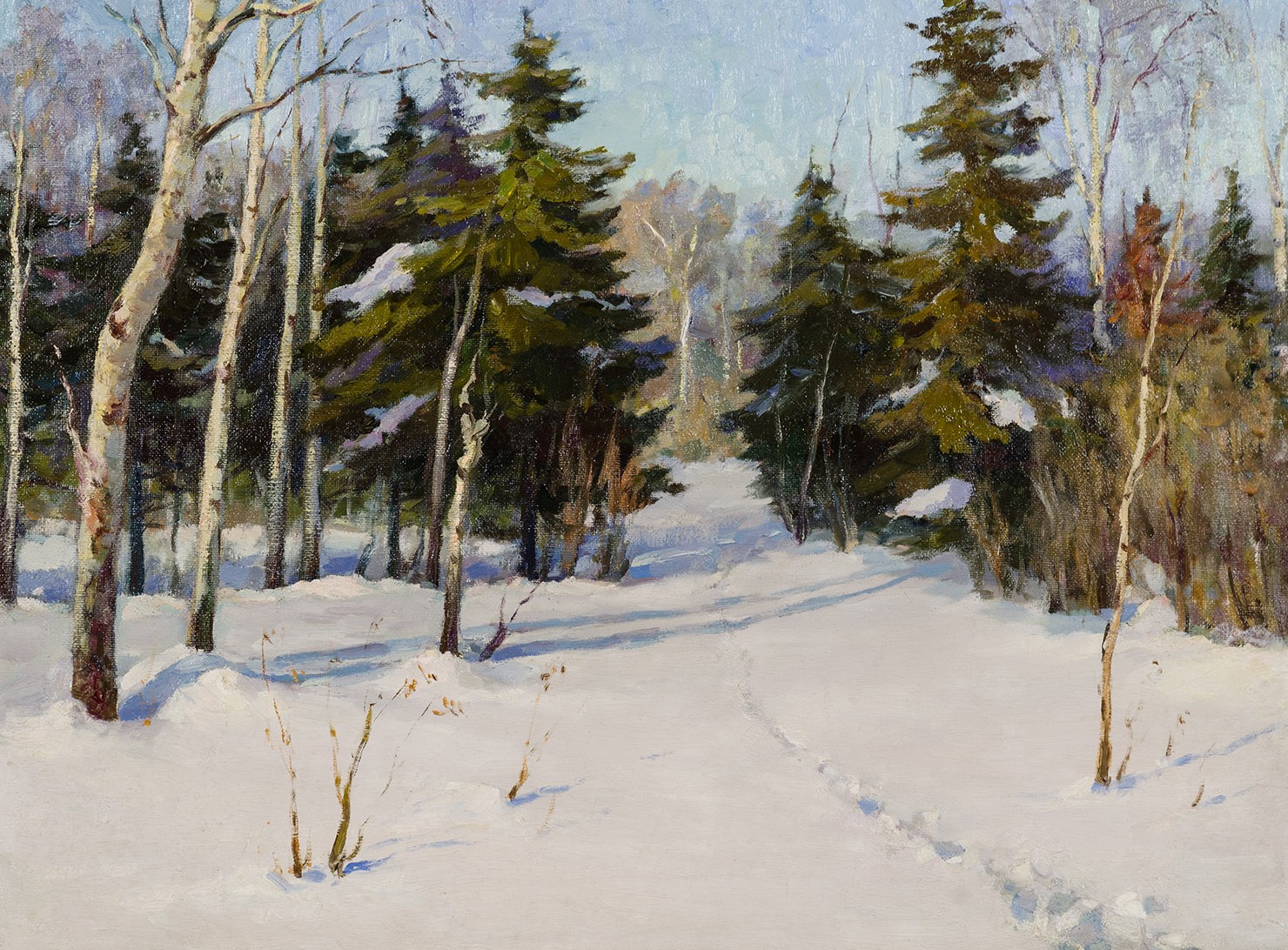 Winter time. 