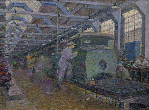 In the press shop of the GAZ plant.