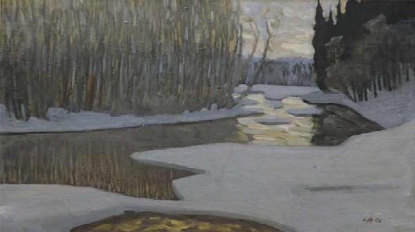 Зимняя река.
