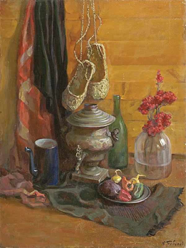 Still life with a samovar.