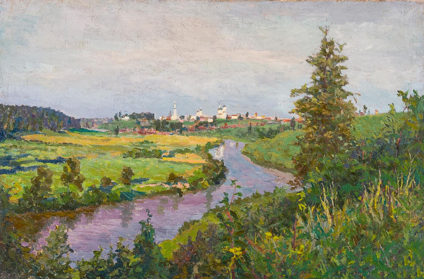 Silence on the river.