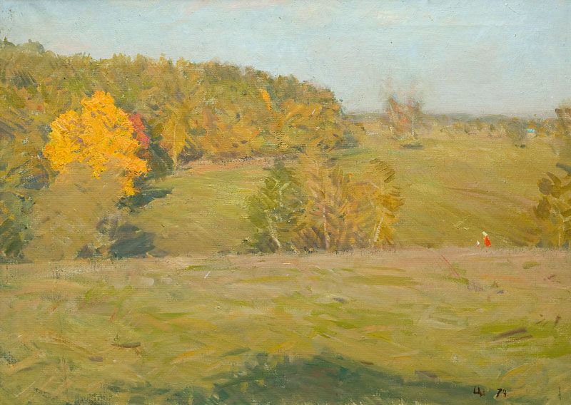 Картина Цыплаков В.Г. Полдень. 1976 г. Холст, масло.