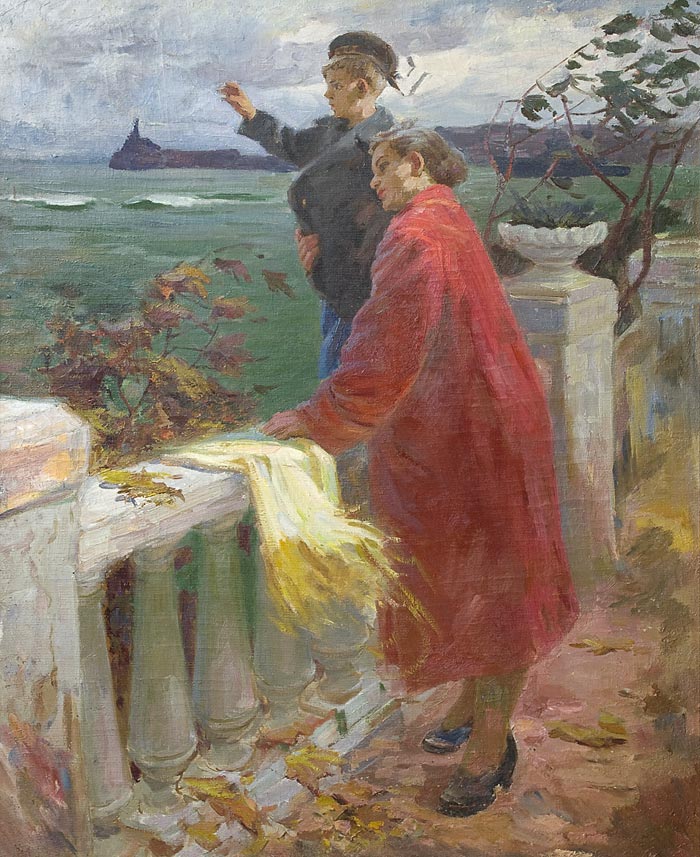 Dad went to sea.