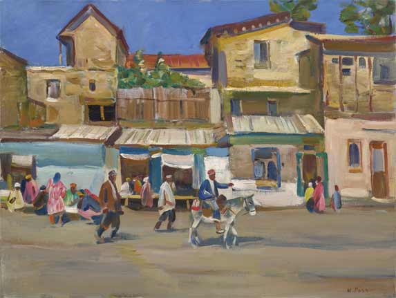 Картина Раздрогин И.А. Ташкент. 1978 г. Холст, масло.