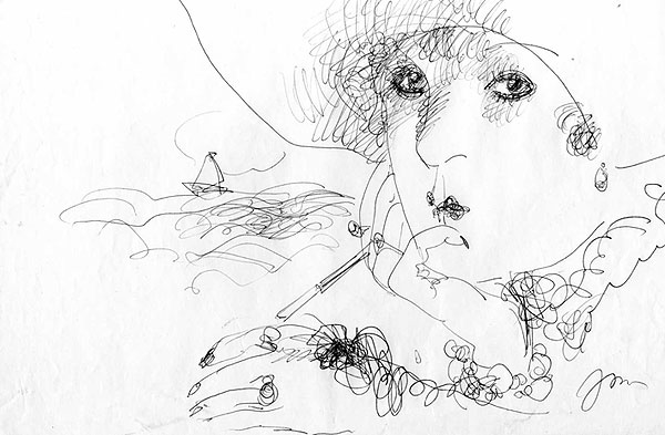 Portrait of a woman.