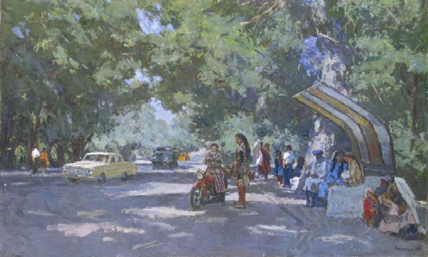 Картина Рубинский И.П. Дорога на Ташкент. 1972 г. Холст, масло.
