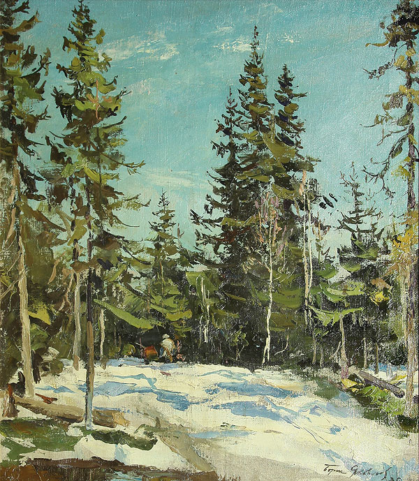 Апрельский лес.