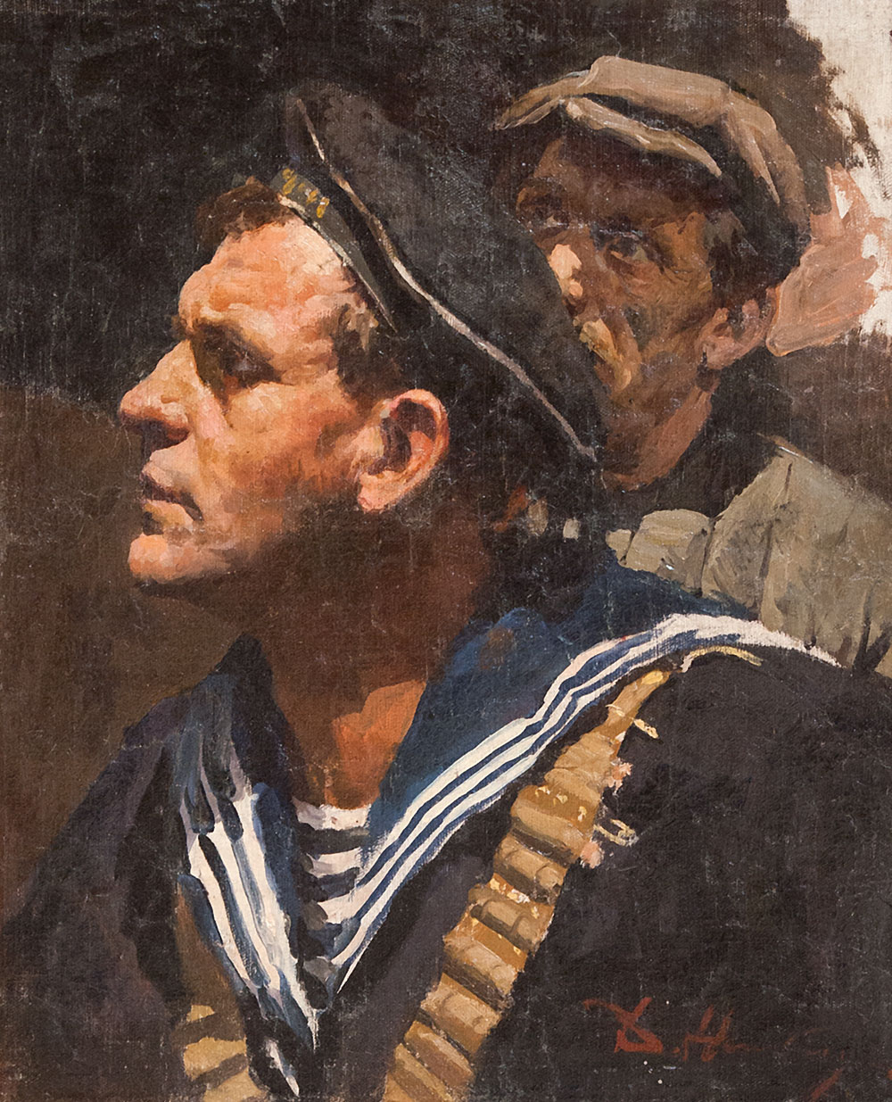 Картина Налбандян Д.А. Революционеры. 1950 г. Холст, масло.