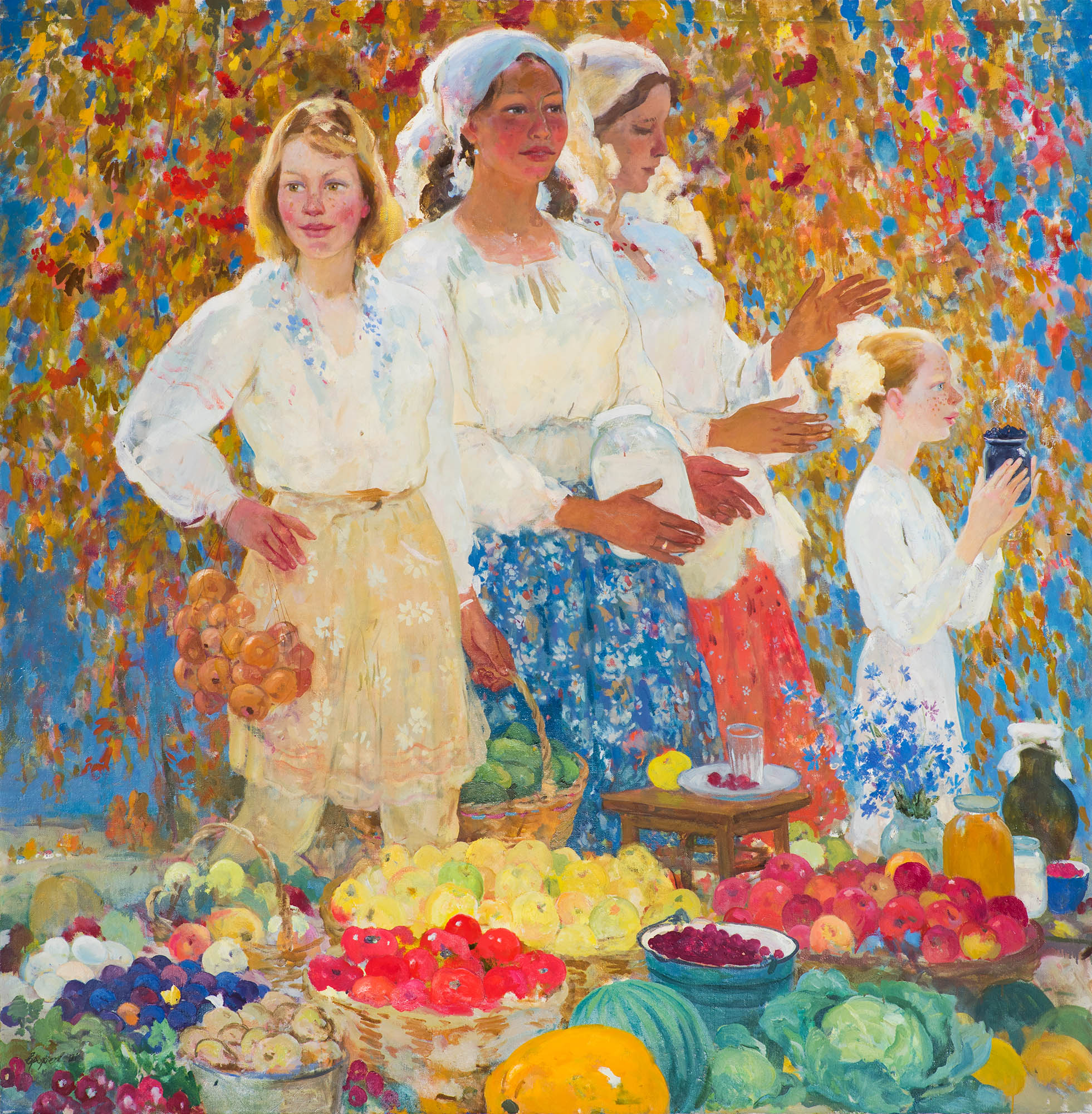 Collective farm holiday.