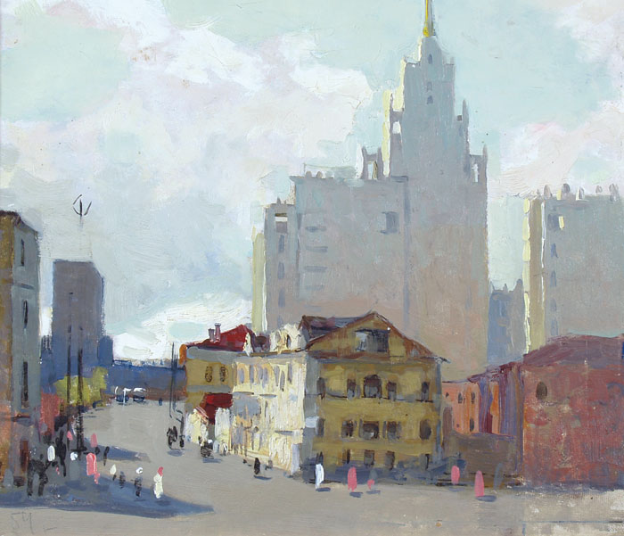 Moscow, at the Red Gate.