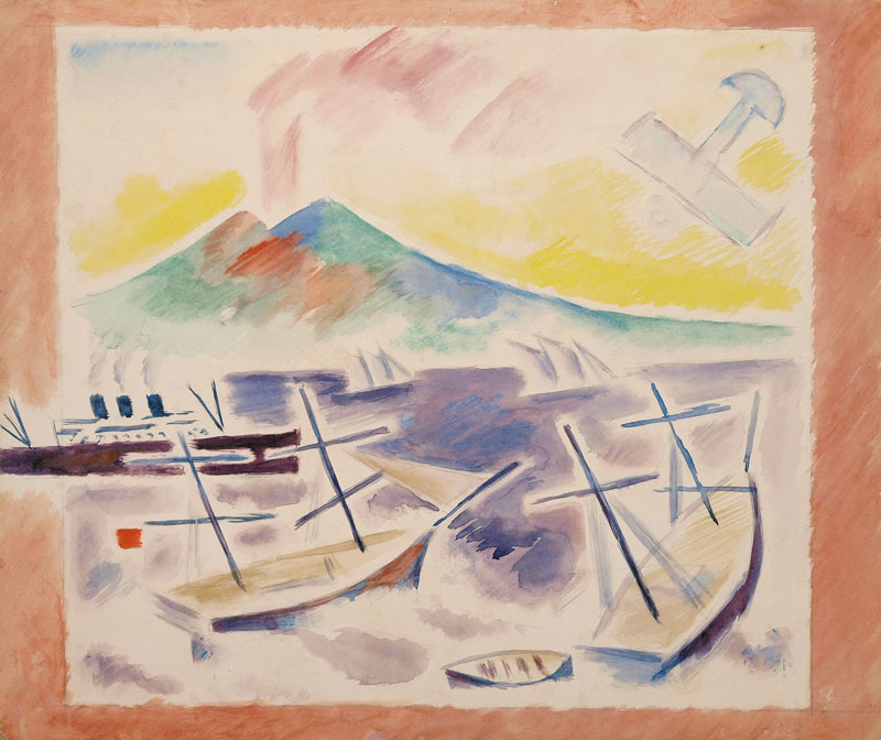 Sketch for a poster by B.S. Zhitkova.