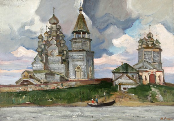 Картина Раздрогин И.А. Кижи. 1980 г. Холст, масло.
