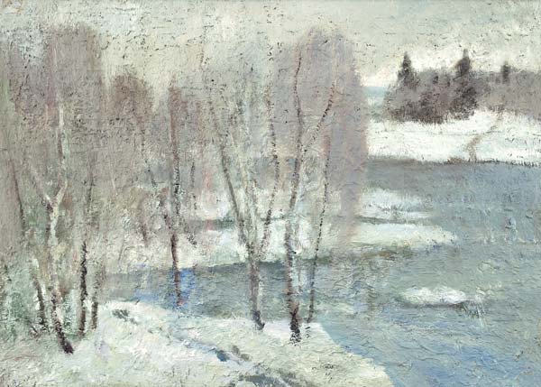 Картина Беляев А.Н. Оттепель. 1974 г. Холст, масло.