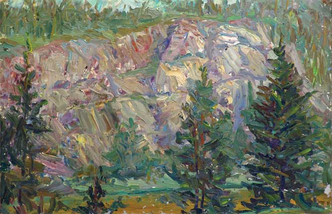 Bank of the Chusovaya River.