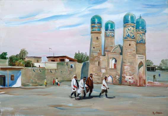 Картина Раздрогин И.А. Бухара. Чор Минор. 1979 г. Холст, масло.