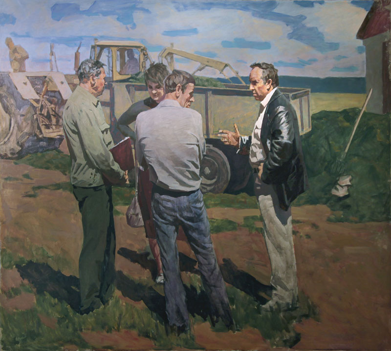 Man's conversation.