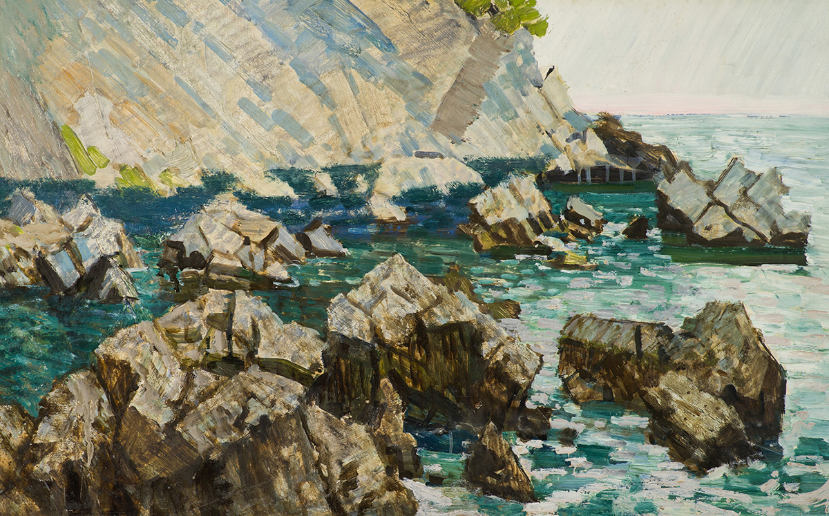 Гурзуф. Море. Камни.