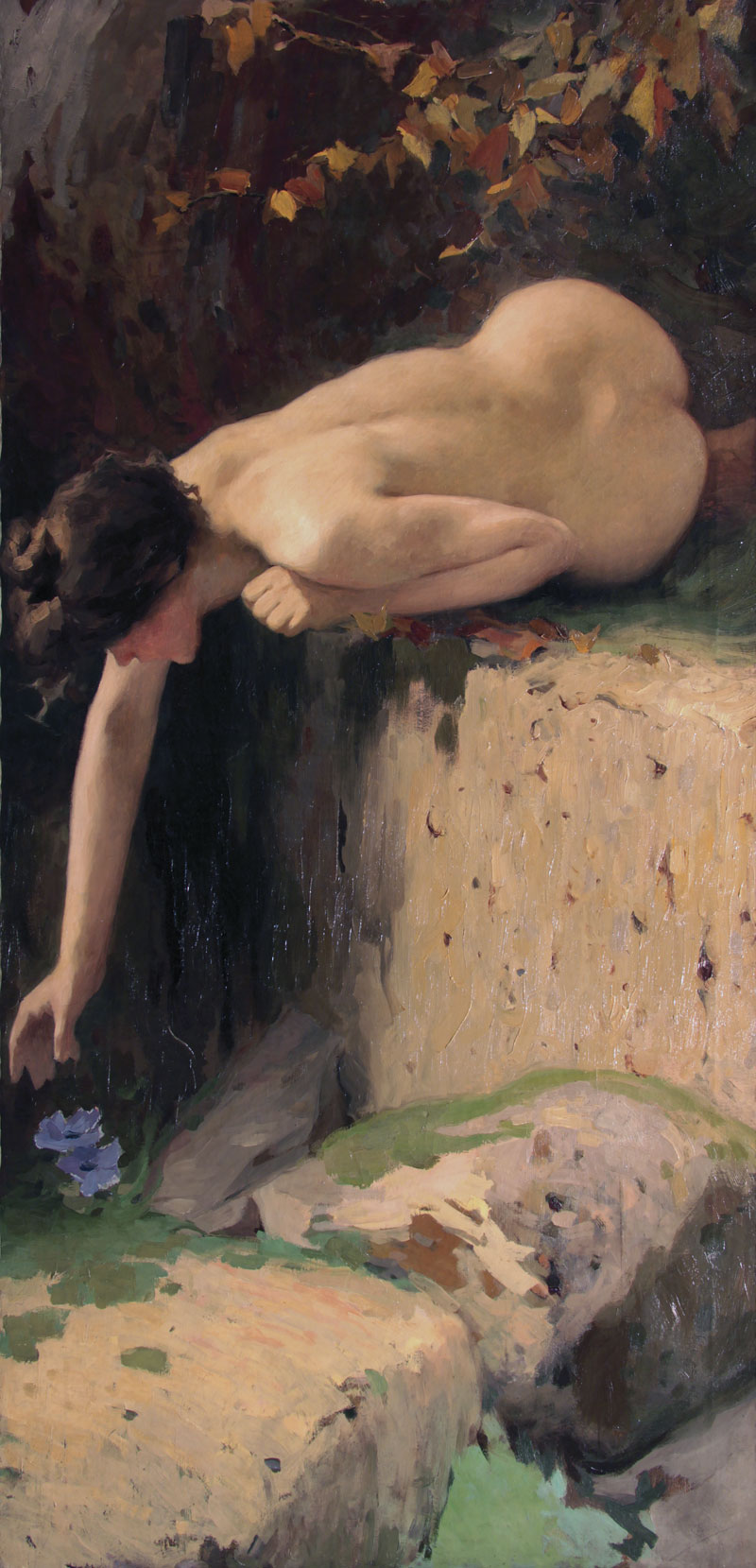 Картина Дудин С.М. Цветок. 1900-1910-е гг. Холст, масло.