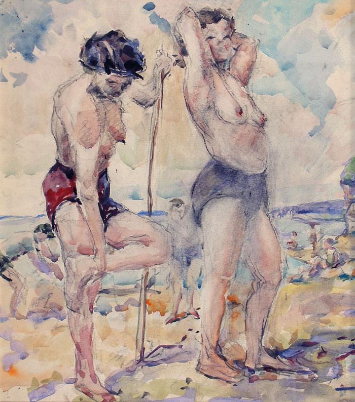 Bathers.