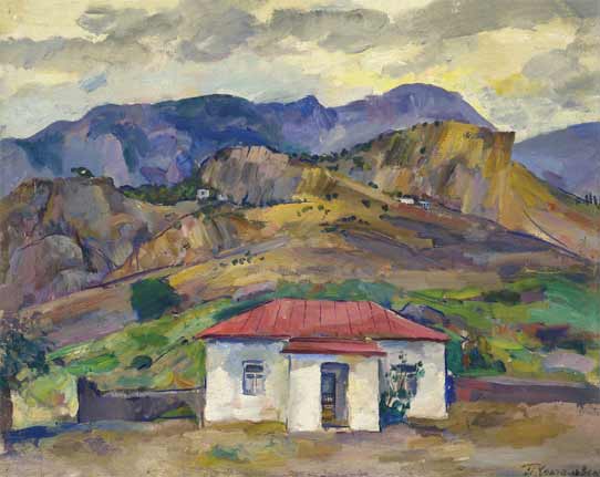 Gurzuf. Mountain landscape.