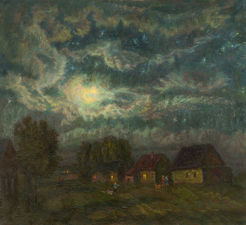 Картина Орлов И.М. Лунная ночь. 2015 г. Холст, масло.
