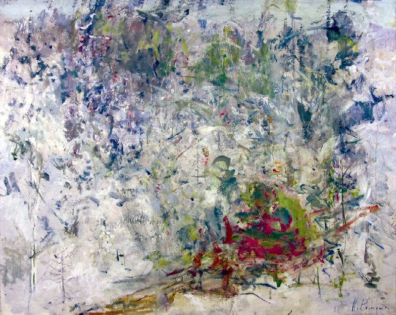Картина Ромадин Н.М. Снегурочка. 1977 г. Картон, масло.