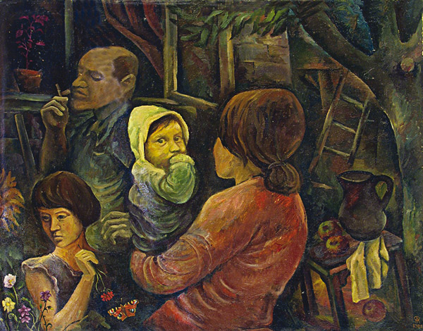 Картина Финагин А.И. Семья. 1981 г. Холст, масло.