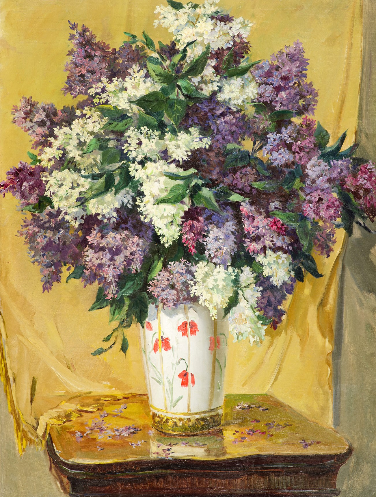 Картина Поляков В.И. Сирень. 1960-е гг. Холст, масло.