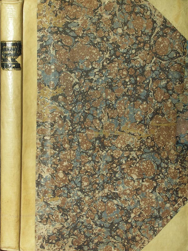Картина  Miliotti A. «Description d-une collection de Pierres Gravees qui se trouvent au cabinet Imperial de St.Petersbourg». Том 1-й. 126 листов, гравированный титульный лист. В переплете с пергаментным корешком и кожаной наклейкой. 1803 г. Vienne, dans la librairie de Camesina