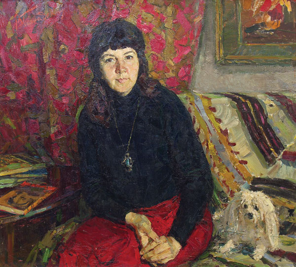 Portrait of a woman.