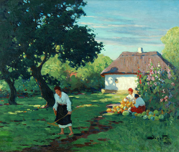 Малороссия. На хуторе.