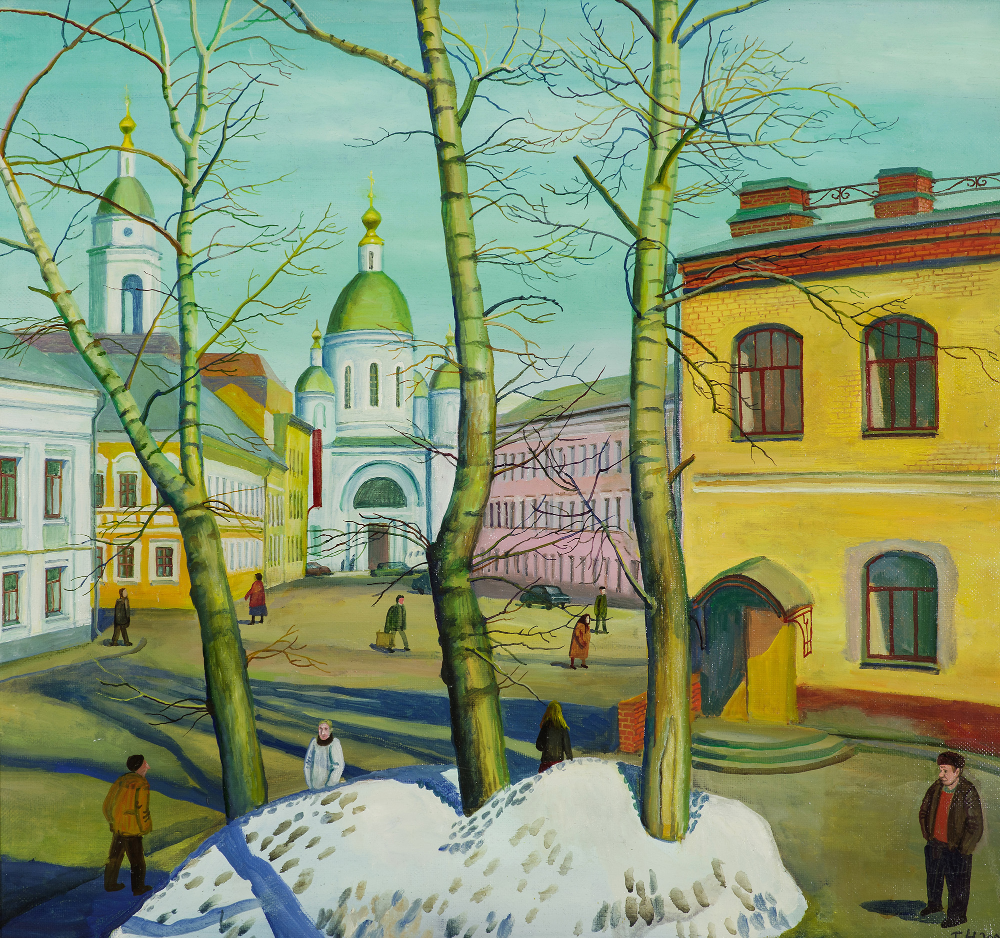 Last snow in Moscow.