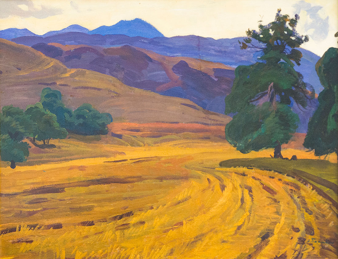 Картина Папикян А.С. Вечер. 1980 г. Холст, масло.