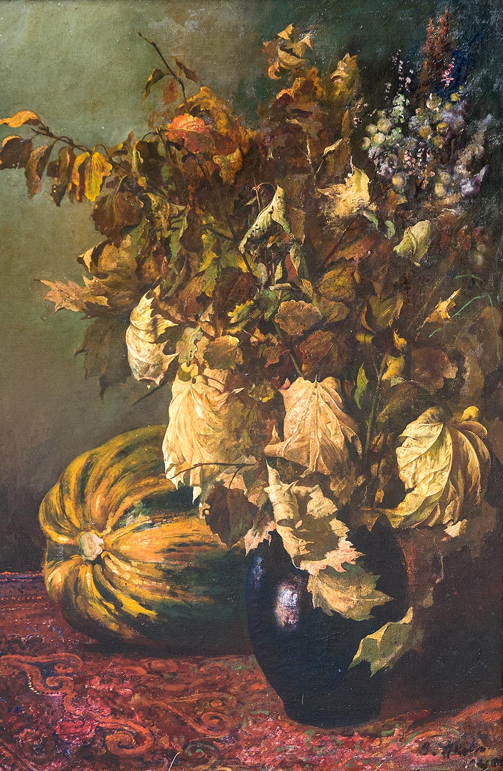 Still life with pumpkin.