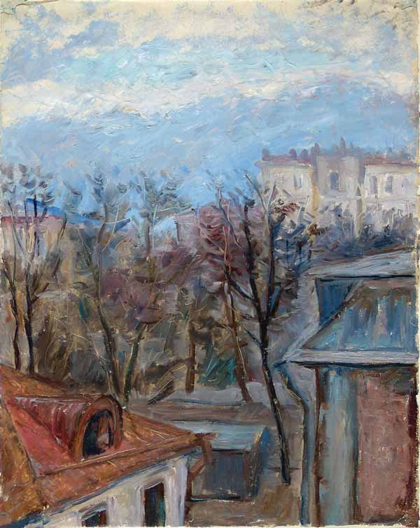 Городской дворик.