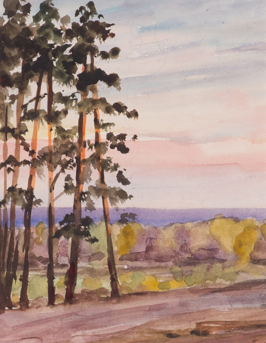 Sunset.