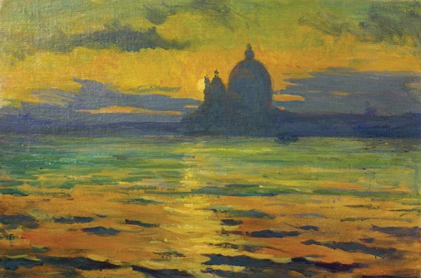 Sunset.