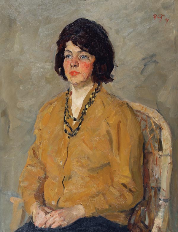 Portrait of a woman.
