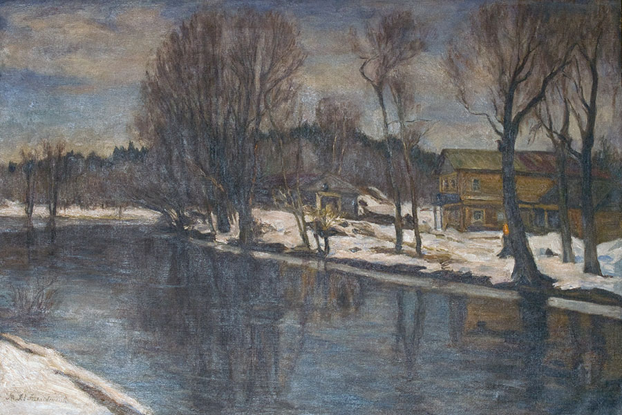 House on the river.