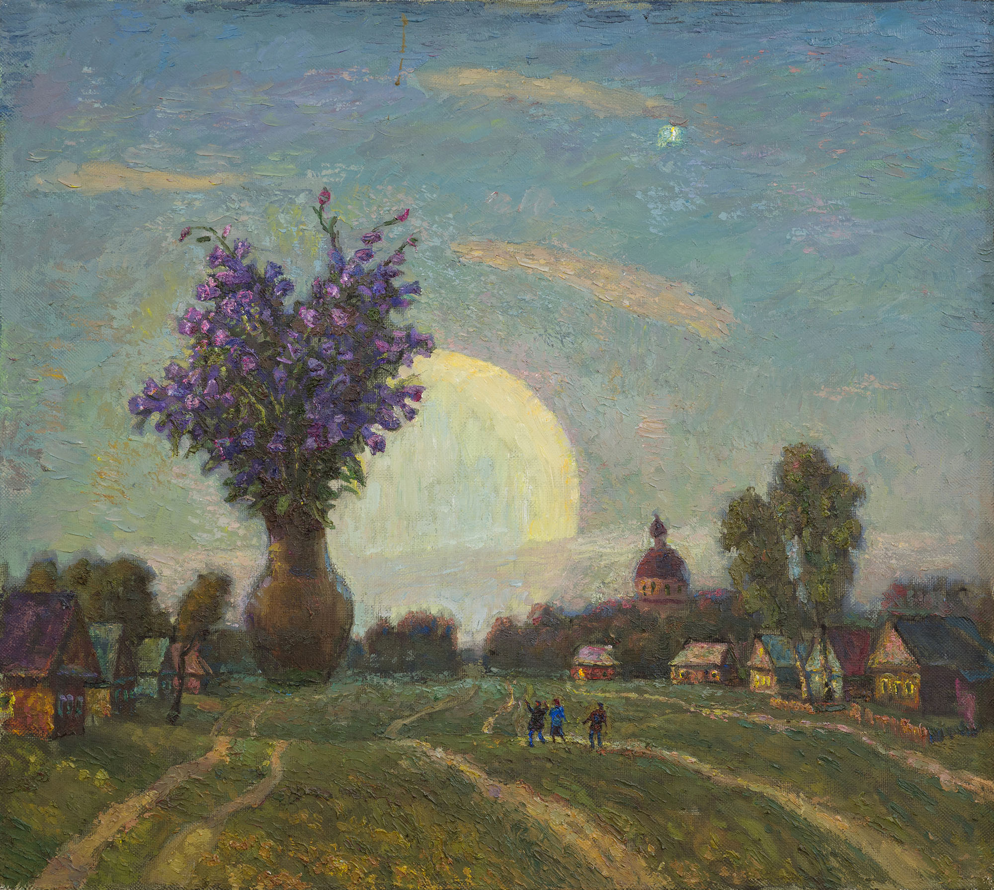 Картина Орлов И.М. Большая Луна. 2018 г. Холст, масло.