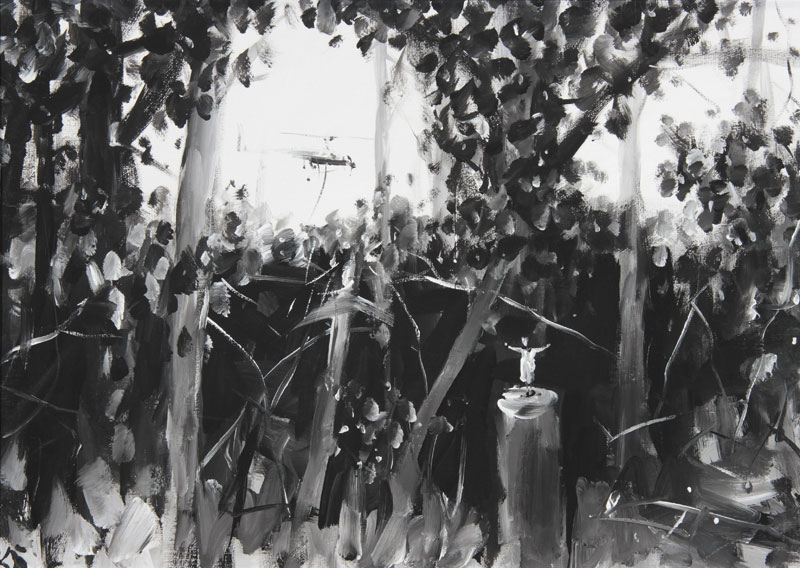 Картина Батынков К.А. Лес. 2007 г. Холст, масло.