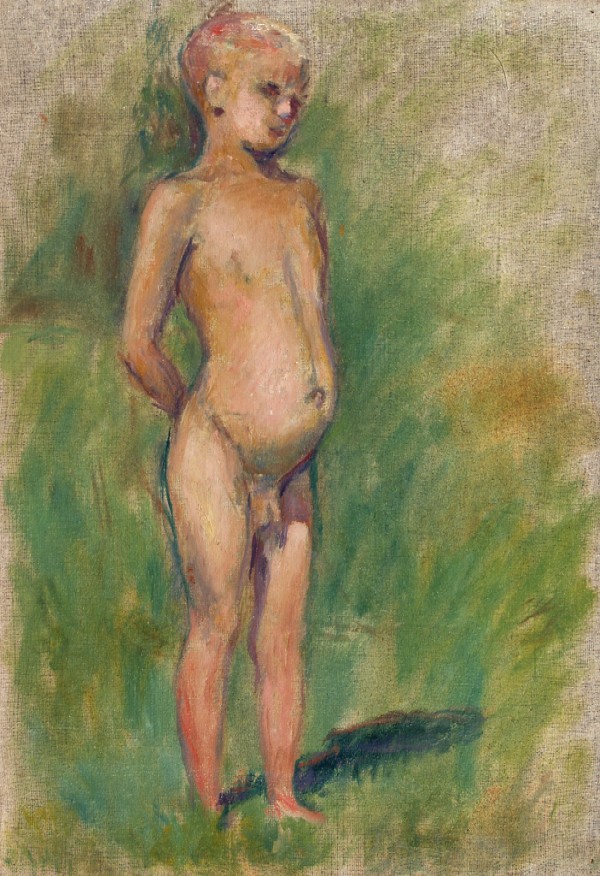 Картина Комаров Е.И. Мальчик. 1930-е гг. Холст, масло.