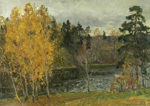 Autumn. By the river.