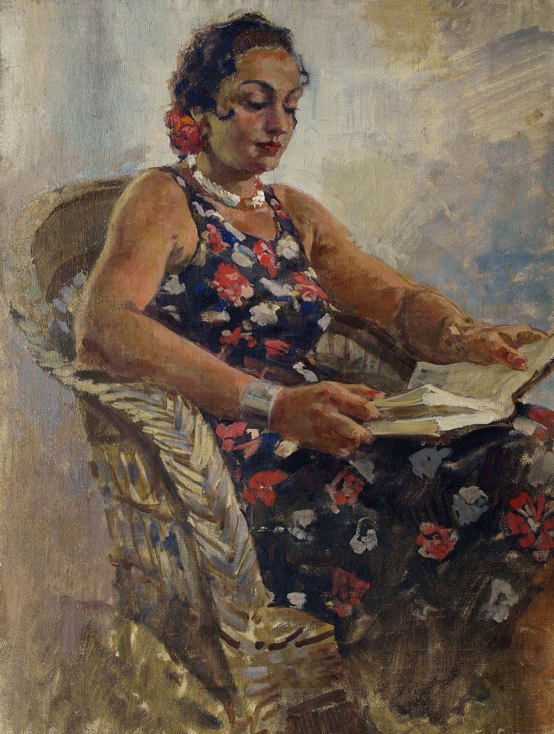Портрет М.А. Савицкой.