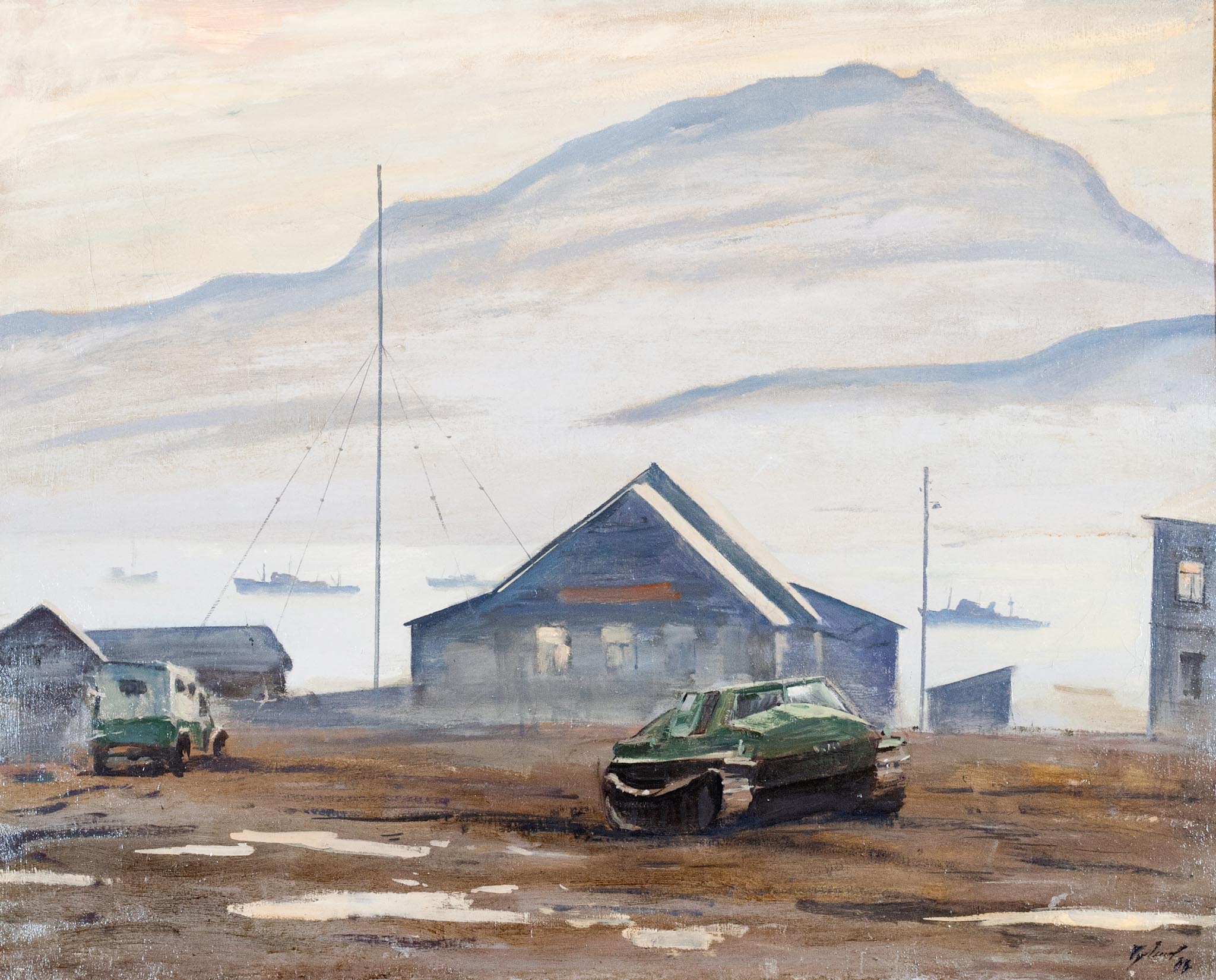Картина Чуднов В.М. Утро на Кунашире. 1982 г. Холст, масло.