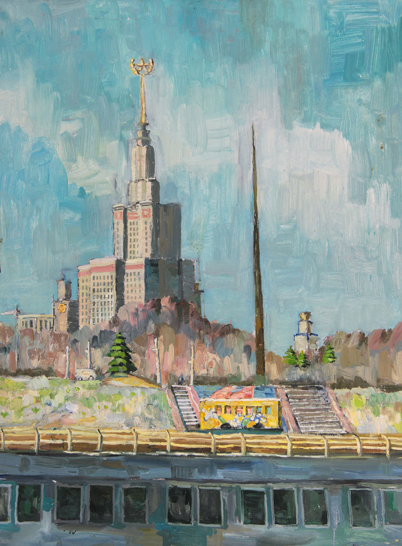 Картина Силаев А.А. Конец апреля. 2005 г. Холст, масло.
