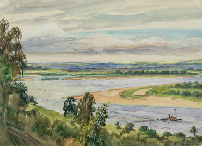 Volga near Vasilsursk.