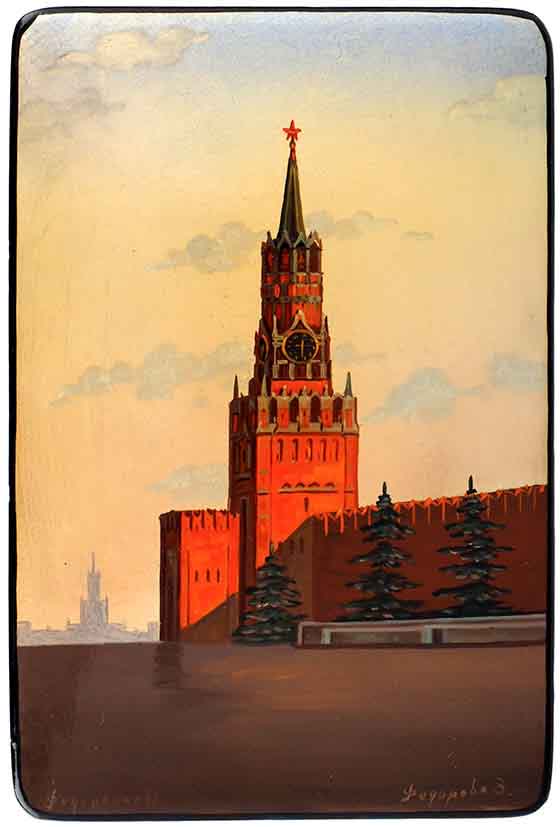 Шкатулка "Спасская башня".