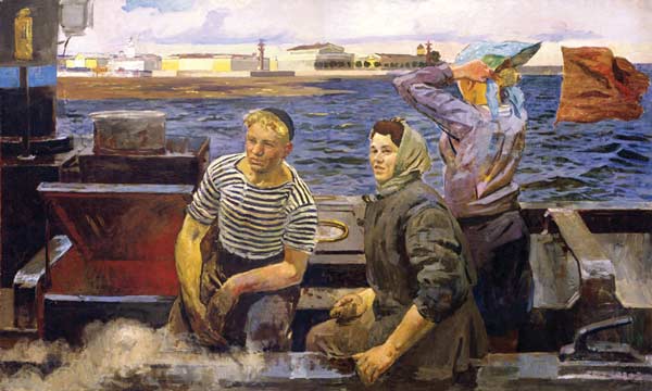 On the Neva.